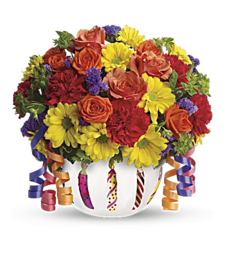 Sunshine Fiesta Bouquet - Deluxe. An arrangement by Flore's Shop.