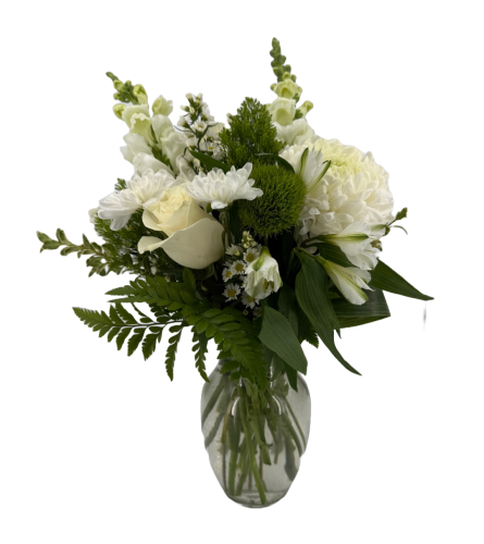 Whispering White Garden. An arrangement by Blumz Floral Boutique.