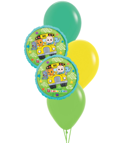 Cocomelon Classic Balloon Bouquet. An arrangement by Balloon Bouquets Plus.