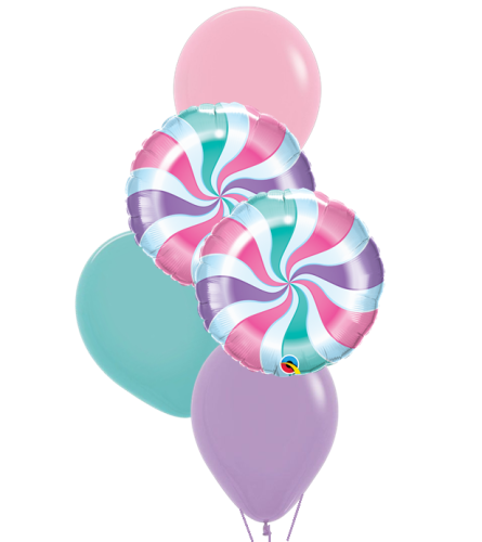 Candyland! Classic Balloon Bouquet. An arrangement by Balloon Bouquets Plus.