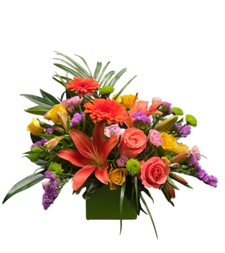 Mango Tango. An arrangement by Flower Trends Florists.