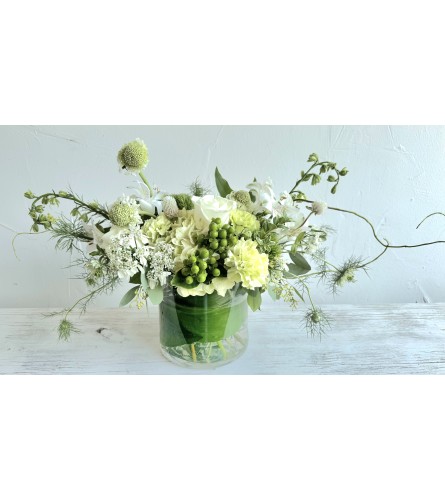 Chalkboard Charm. An arrangement by Prosper Blooms.