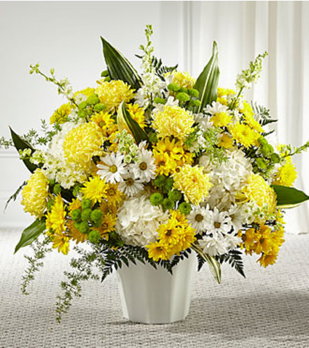 Unity and Grace Floor Basket - Deluxe. An arrangement by North Liberty Flower Shop.