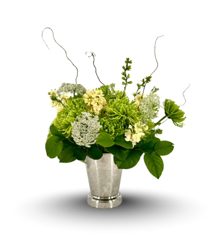 Bloom and Bucket. An arrangement by Flowers of Jacksonville.