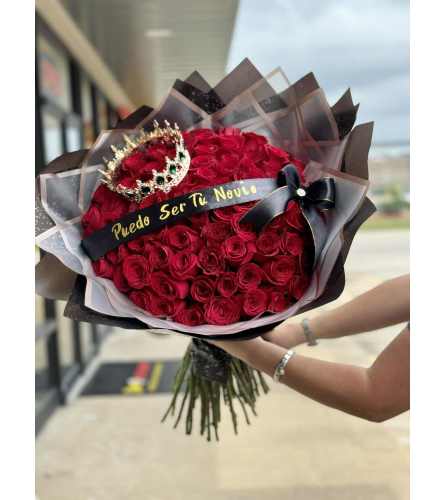 captivating roses. An arrangement by Illusion Flower Shop.