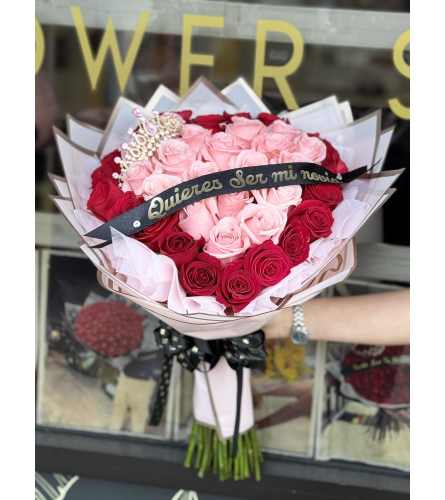 my desire heart. An arrangement by Illusion Flower Shop.