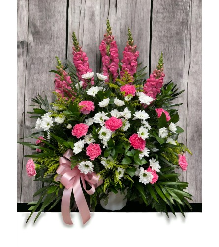 Adoring Love Tribute. An arrangement by DMP Flowers and Gifts.