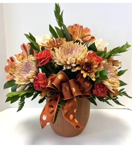 Happy Harvest. An arrangement by Brown Floral and Fudge.