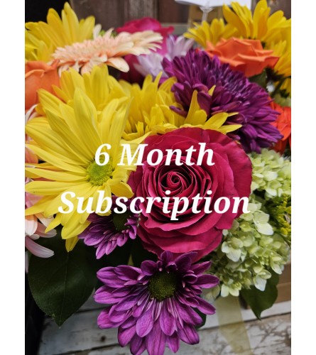 6 Month Floral Program - Standard. An arrangement by Donato's Floral.