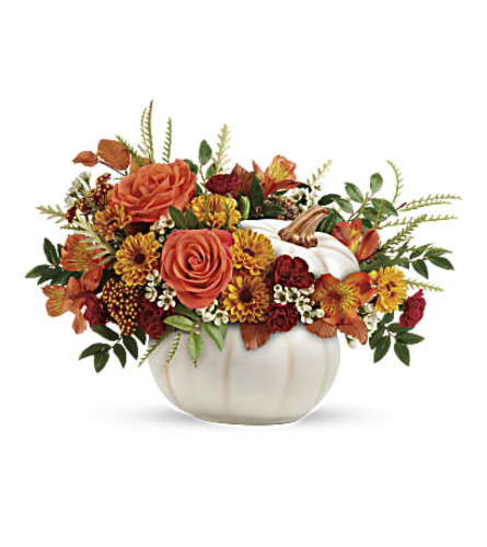 Teleflora's Enchanted Harvest Bouquet. An arrangement by Love Floral.
