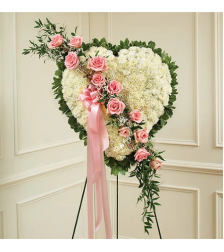Always in My Heart Floral Heart. An arrangement by Flowers by Peter.
