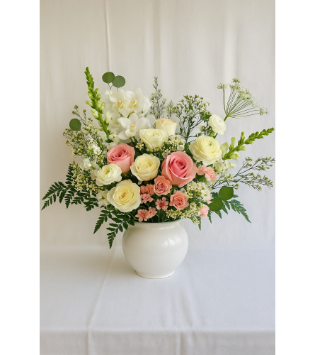 Petals and Grace. An arrangement by Avenida Flowers.