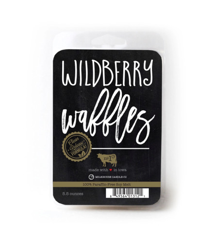 Milkhouse Candle Co. 5.5 oz Wildberry Waffle Wax Melts. An arrangement by Block Farms Flowers.