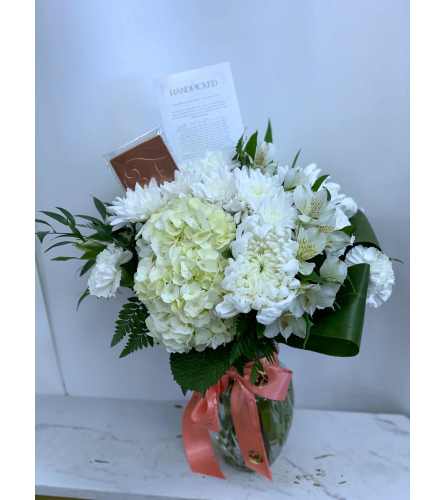 Solace – Curated Story Card Collection - Deluxe. An arrangement by Lori's Hearts and Flowers.