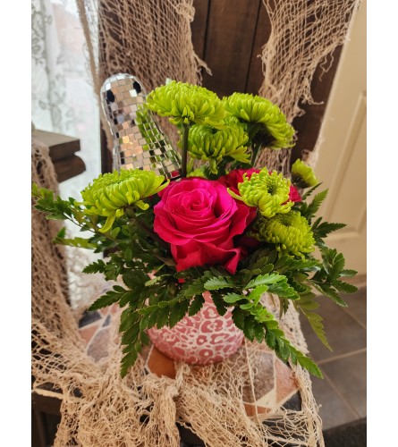 Boo-gie Nights. An arrangement by Petals and Pages.