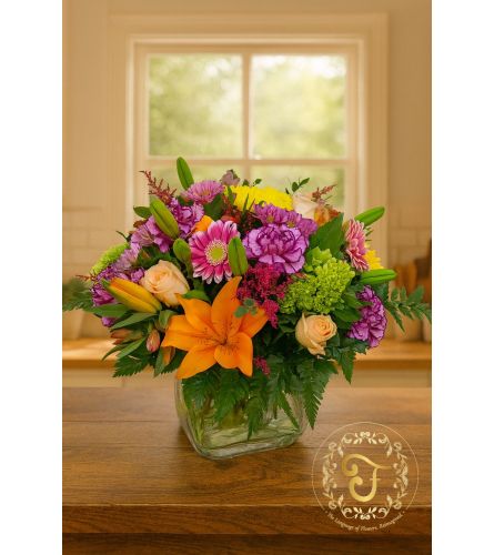 Jubilee. An arrangement by Floratechnics.