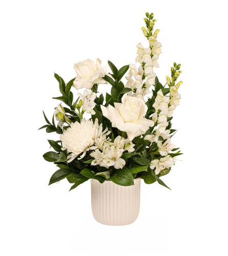 Pure Love Bouquet. An arrangement by Flowers and Beyond.