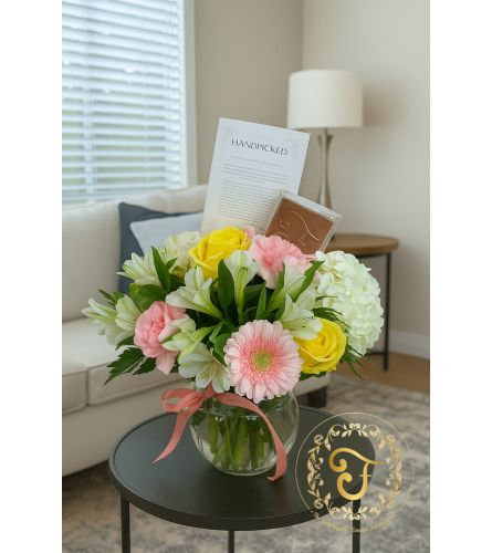 Whisper – Curated Story Card Collection - Deluxe. An arrangement by Anderson Flowers.