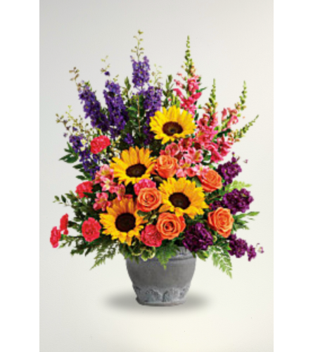 Hues of Hope Bouquet - Deluxe. An arrangement by Blossoms On The Trail.