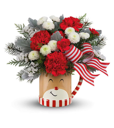 Send A Hug Oh Deer Bouquet. An arrangement by Flowers and Beyond.