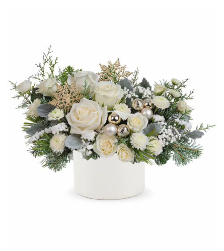 Starry Snowflakes Bouquet. An arrangement by Flowers and Beyond.