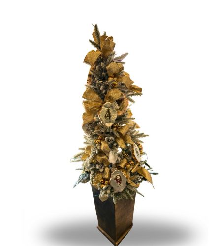 12 Days of Christmas Tree. An arrangement by Flowers of Jacksonville.