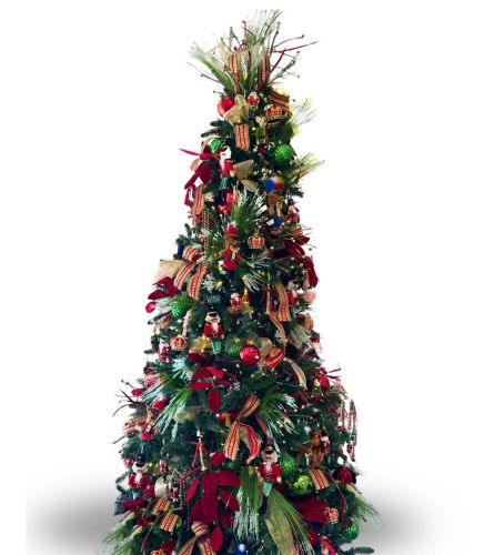 The Nutcracker Christmas Tree. An arrangement by Flowers of Jacksonville.