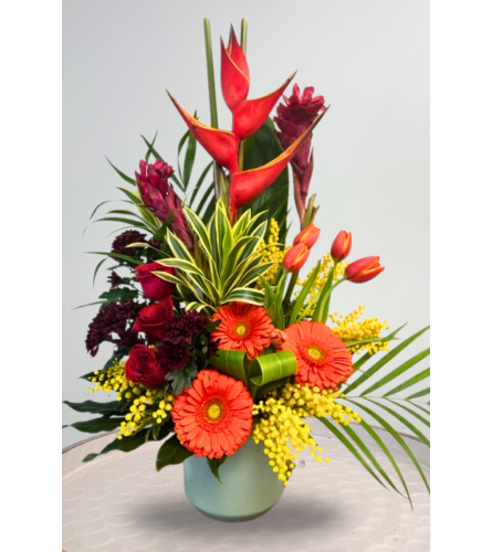 Corporate Floral Subscription-Monthly - Deluxe. An arrangement by Blossoms On The Trail.
