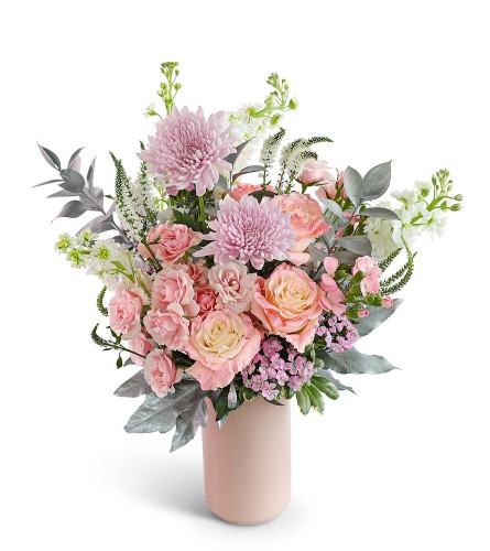 Bewitching Pink. An arrangement by The Flower Shop of Lake Charles.