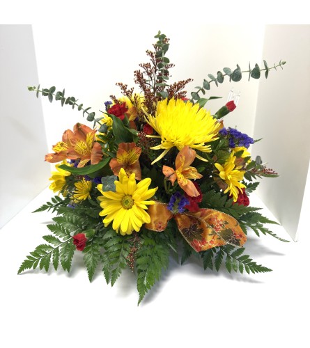 Our Thankful Centerpiece. An arrangement by Brown Floral and Fudge.