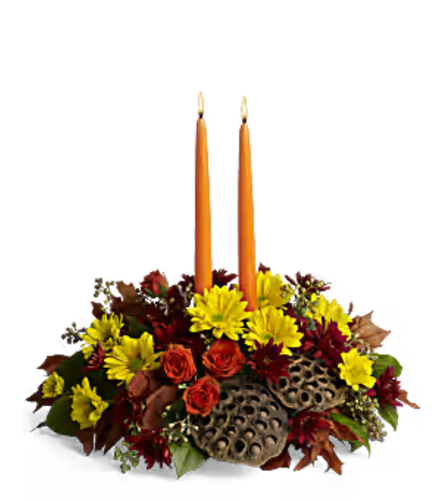 Harvest Glow. An arrangement by Tallevast Florist.
