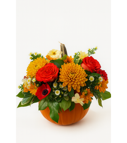 Florist Choice Pumpkin Spice Bloom. An arrangement by Todaisies Floral Design.
