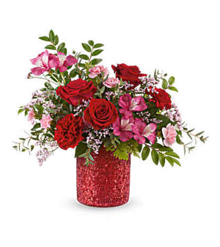 Teleflora's Be Dazzled Bouquet - Standard. An arrangement by Balloon Bouquets Plus.