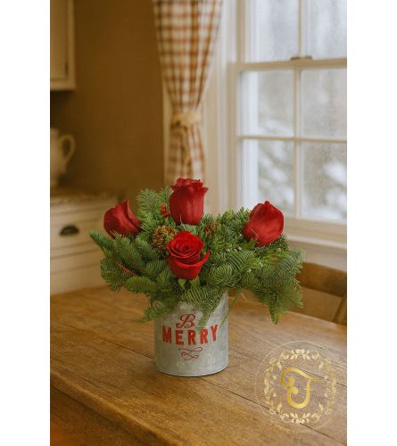 Be Merry Rose Bouquet. An arrangement by Floratechnics.