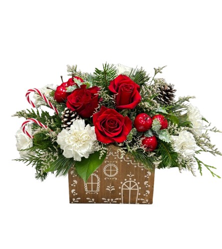 Gingerbread Cheer Bouquet. An arrangement by Fendley Florists.