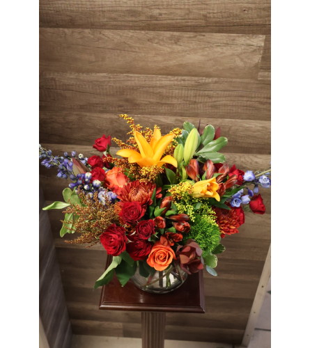 Autumn Radiance Bouquet. An arrangement by Sonia's Florist.