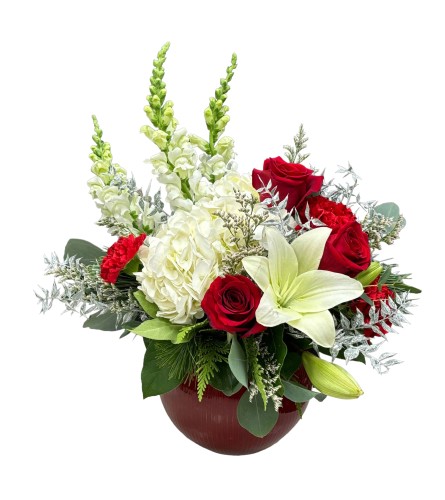 Festive Luxe - Deluxe. An arrangement by Fendley Florists.