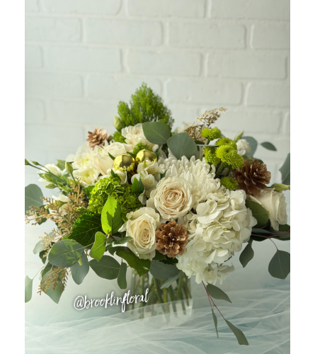 Winter Luxe - Deluxe. An arrangement by Brooklin Floral and Garden Shoppe Inc..