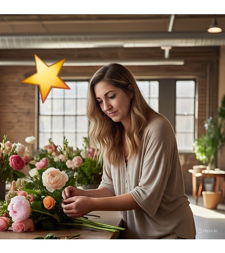 Designer's Choice *Plus* Floral Arrangement. An arrangement by Anne Marie Rose Floral Design.