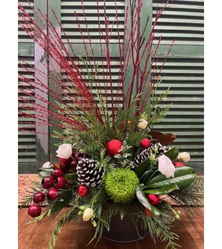 Frosted Forest Charm. An arrangement by Forest Florist.