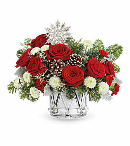 Little Drummer Joy Bouquet. An arrangement by Tallevast Florist.