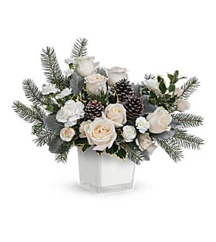 Winter Rose Whisper - Deluxe. An arrangement by Flore's Shop.