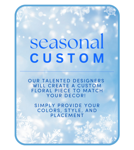 Seasonal Custom Design. An arrangement by The Flower Shop of Lake Charles.