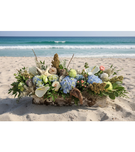 Coastal Elegance. An arrangement by Flower Snobs at Cityview.