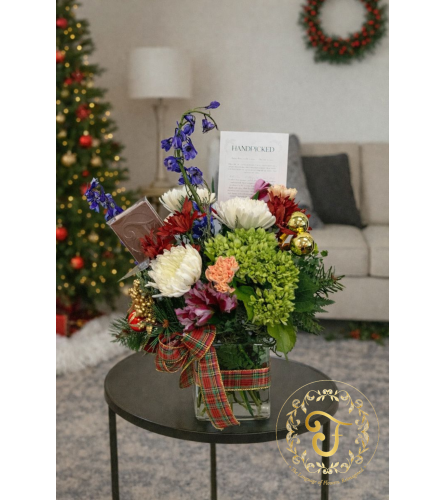 Winter Grace - Curated Story Card Edition - Deluxe. An arrangement by Anderson Flowers.