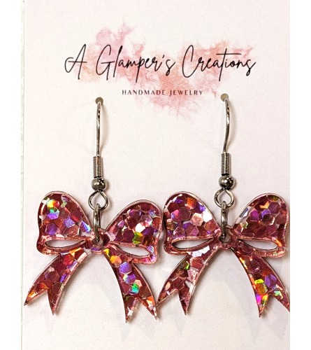 Sparkle bows. An arrangement by Block Farms Flowers.