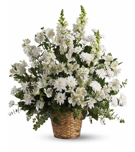 Heavenly Light. An arrangement by Flowerdale by Patty.