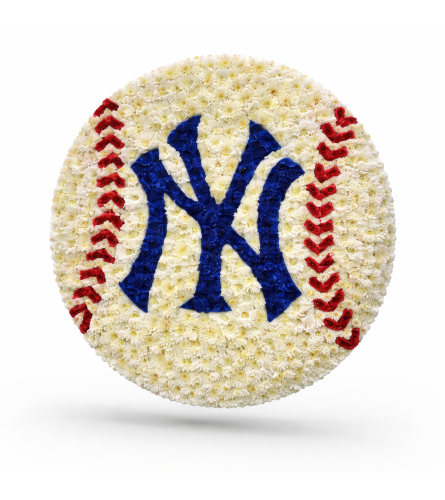 Forever a Yankee Fan. An arrangement by Cielo's Floral Designs.