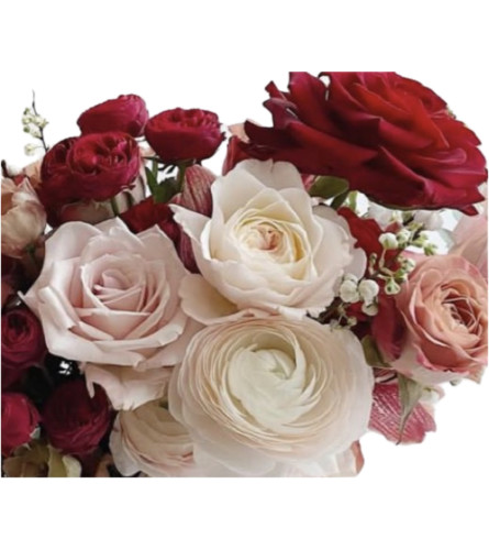 Rosé Romance. An arrangement by The Floral Studio.