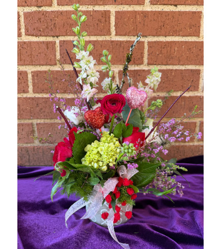 Cupid's Encore. An arrangement by Flower Snobs at Cityview.